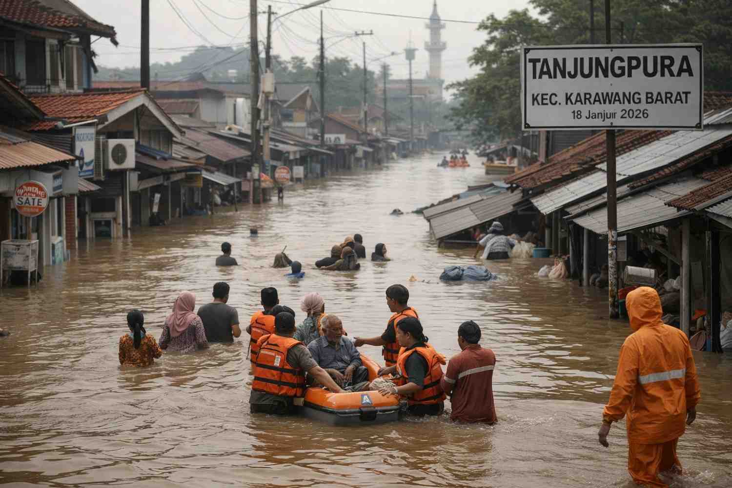 Banjir Karawang Januari 2026