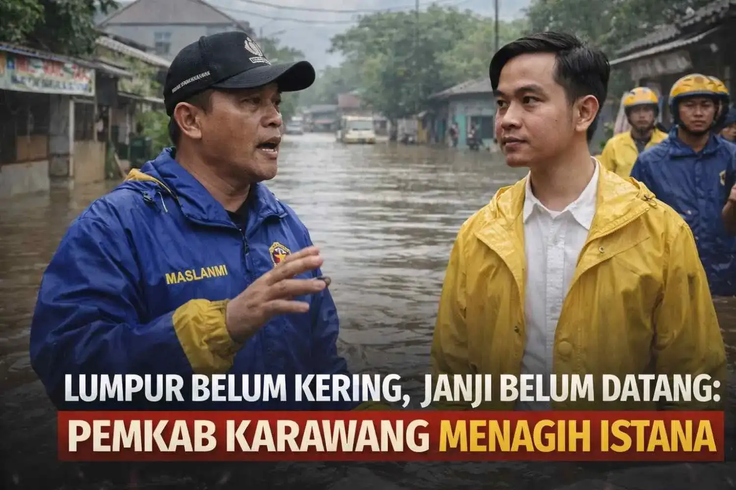 janji gibran banjir karawang