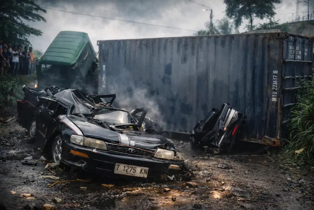 kontainer maut karawang