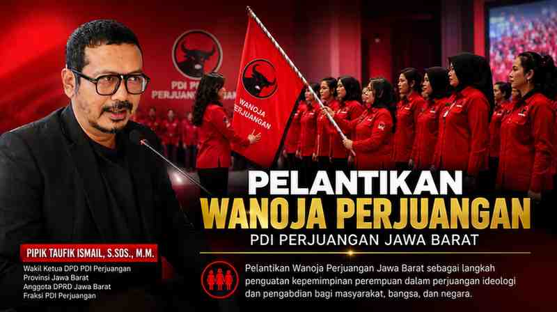 Pelantikan wanoja perjuangan pdip jawa barat